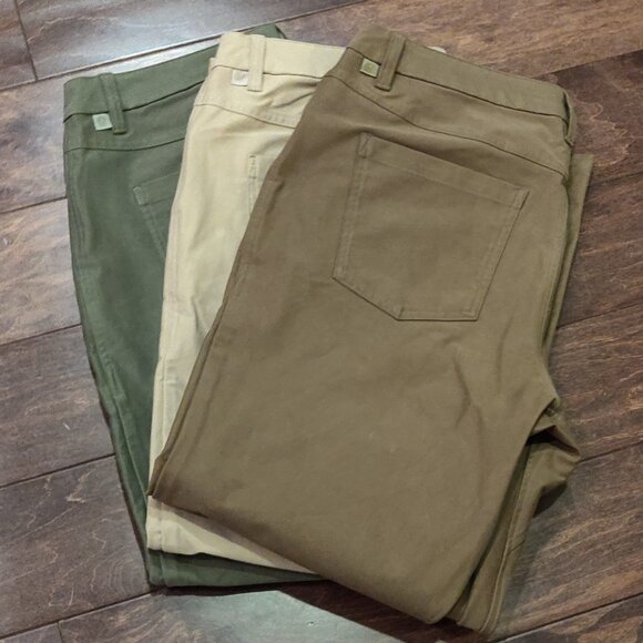 Lululemon ABC Classic Fit Pants **SET OF 3** all size 34 - Picture 3 of 8